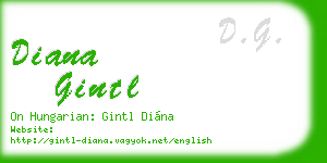 diana gintl business card